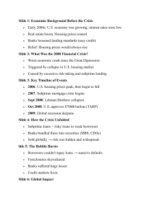 2008 Financial Crisis: Causes, Timeline, Impact & Lessons Learned