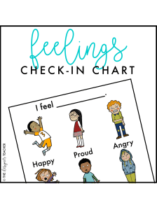 Feelings Check-in Chart for Social-Emotional Learning