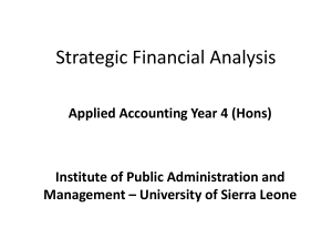 Balanced Scorecard: Strategic Financial Analysis Presentation