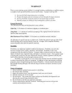 Football Strength & Conditioning: Warm-up, Flexibility, Training Guide