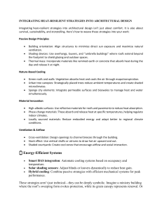 Heat-Resilient Architectural Design Strategies