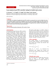 Luus-Jaakola PID Tuning for Double Tank System