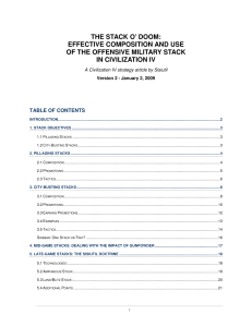 Civ IV: Stack of Doom Strategy Guide - Military Tactics