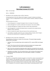 Operating Systems Lab Assignment: Linux Commands & Concepts