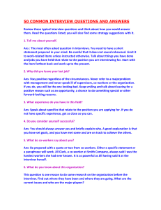 Interview Questions & Answers: Job Interview Prep Guide