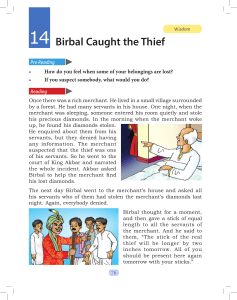 Birbal Caught the Thief: A Wisdom Story