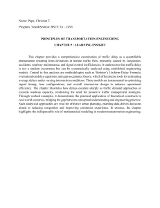 Traffic Delay Analysis: Principles of Transportation Engineering