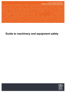 Machinery & Equipment Safety Guide | Workplace Hazards & Risk Control