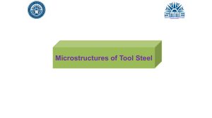 Tool Steel Microstructures & Heat Treatment