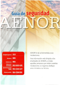 Gu&iacute;a de Seguridad AENOR: Procedimientos de Emergencia y Prevenci&oacute;n de Incendios