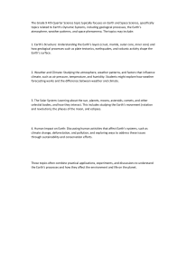 Grade 9 Earth & Space Science: Dynamic Systems