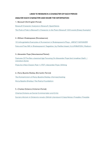 English Literature Character Analysis: Research Links by Period