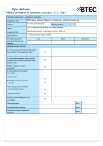 Assignment Brief: Applied Programming & Design Principles