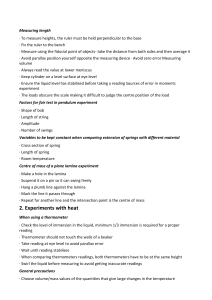 Physics Experiment Precautions & Best Practices Guide