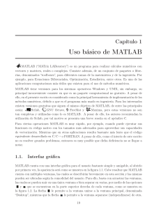 Fundamentos de MATLAB: Interfaz y Uso