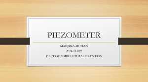 Piezometer: Groundwater Pressure Measurement Explained