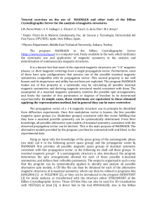 MAXMAGN Tutorial: Magnetic Structure Analysis with Bilbao Server