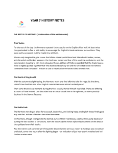 Battle of Hastings: Year 7 History Notes on Tactics & Aftermath