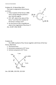 Statics of Rigid Bodies: Solved Problems
