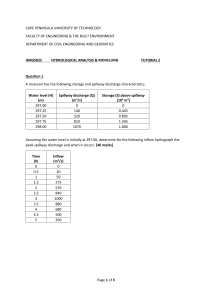 Hydrological Analysis & Modelling Tutorial: Reservoir & River Routing