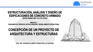 Dise&ntilde;o de Edificios de Hormig&oacute;n Armado: Normas E.060 y ACI