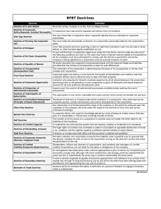 RFBT Doctrines: Key Legal Principles in Business Law