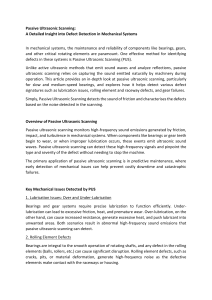 Passive Ultrasonic Scanning: Defect Detection in Mechanical Systems