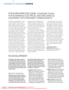 Standards Update: Infrared Thermography & New Engineering Standards