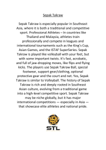 Sepak Takraw: Southeast Asia's Acrobatic Sport Explained