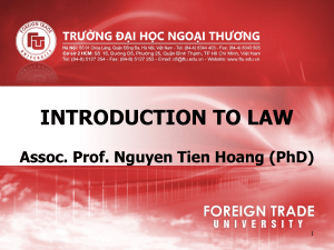 Introduction to Law: State, Civil, & International Law Concepts