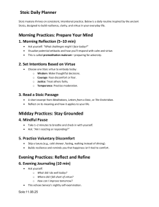 Stoic Daily Planner: Build Resilience, Clarity & Virtue