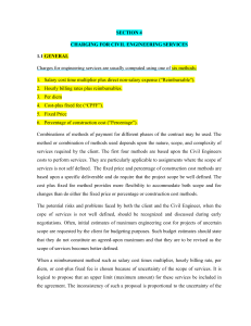 Charging for Civil Engineering Services: Methods & Costs Explained