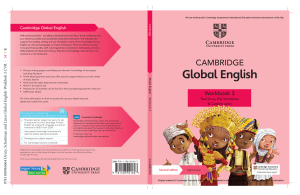 Cambridge Global English Workbook 3: ESL Activities & Grammar Practice