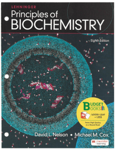 Lehninger Principles of Biochemistry 8th Ed. | Nelson, Cox, Hoskins