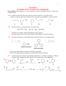 Organic Chemistry Resonance Problems & Solutions | Chapter 1