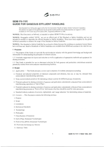 SEMI F5-1101 Guide: Gaseous Effluent Handling in Semiconductor Manufacturing
