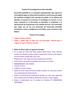 Ejercicio Pr&aacute;ctico: Desarrollo Sostenible en Tecnolog&iacute;a