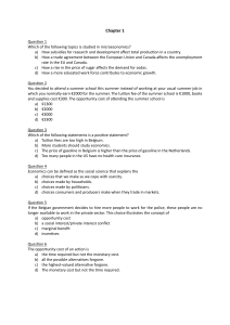 Economics Chapter 1: Micro & Macro Practice Questions with Solutions