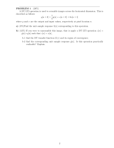 DT LTI System Analysis: Unit Sample Response & Inverse Filter