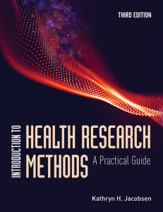 Health Research Methods: A Practical Guide, Third Edition