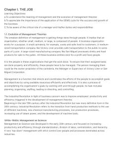Management Theories & Principles: Evolution & Fayol's 14 Principles