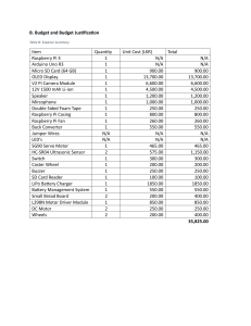 AI Robotics Project: Budget Justification & Personnel Structure