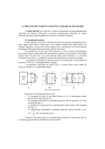2. Circuite de curent continuu liniare si neliniare