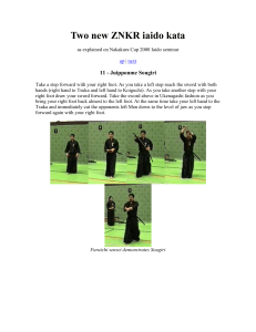ZNKR Iaido Kata: Sougiri Training Guide from Nakakura Cup 2000 Seminar