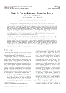 Fluxo de Campo El&eacute;trico &ndash; Duas Abordagens