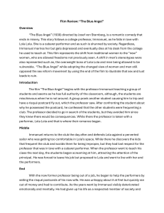 The Blue Angel Film Review: Gender Roles & Sexuality in 1930s Germany