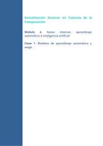 M&oacute;dulo 4: Modelos de ML y Sesgo en IA para Docentes