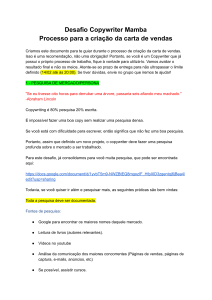 Guia de Copywriting: Processo de Cria&ccedil;&atilde;o de Carta de Vendas