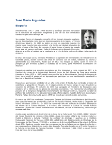 Bio Jos&eacute; Mar&iacute;a Arguedas