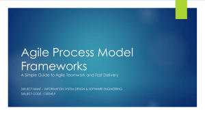 Agile Process Model Frameworks: Scrum, Kanban, XP Guide
